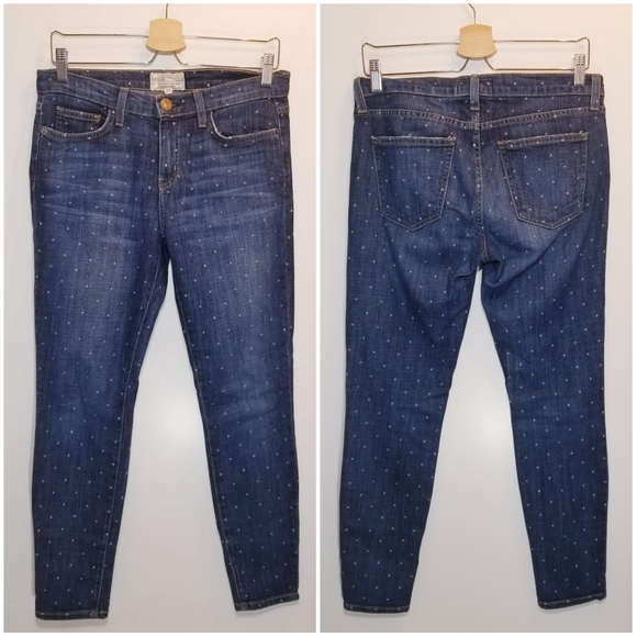 Current/Elliott The Stiletto In Love White Stars - Picture 3 of 3